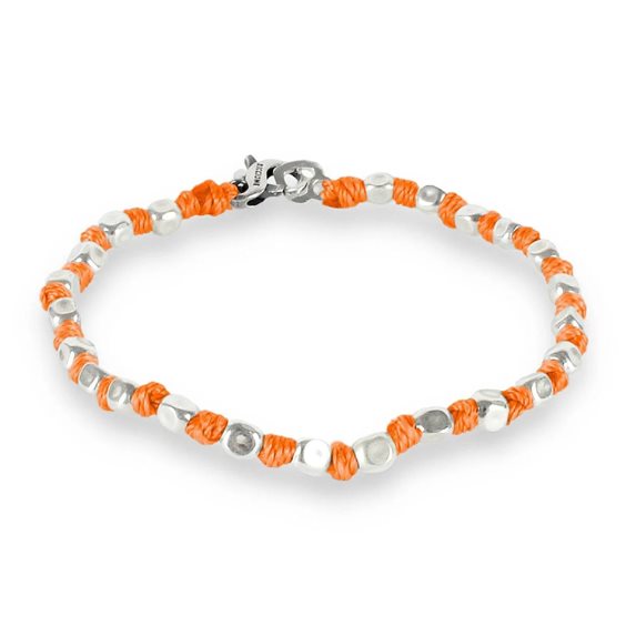 Armband Spadarella Spadini in Silber SPBR294-17.5 ARANCIO FLUO - SPBR294-17.5 ARANCIO FLUO